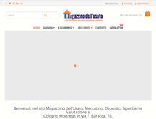 Tablet Screenshot of magazzinodellusato.com